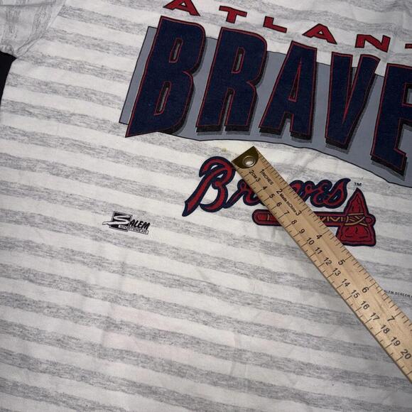 Vintage Atlanta Braves 1991 National League Champions Single Stitch T-Shirt L - Picture 12 of 15
